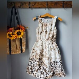 Lands' End Canvas Floral Mini Dress 0